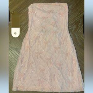 Macy's Elegant Pink Prom Dress